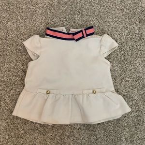 Top with grosgrain ribbon neck design from Janie and Jack, 12-18m